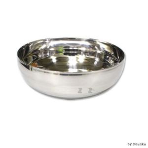 명진 냉명그릇 식당 스텐레스 냉면기 밀면그릇 4호 H