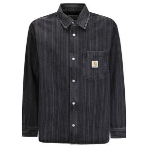 칼하트 WIP 자켓 I035567 32106 RYLAN STRIPE BLACKSTONE WASHED