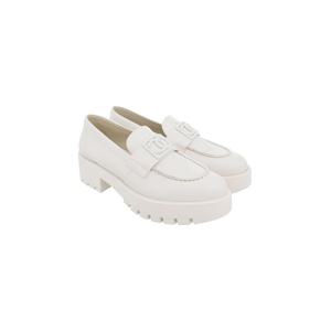 [엘러브] 새상품 샤넬 24A 스퀘어 CC로고 로퍼 38 아이보리 5ET1100