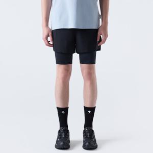 [데상트공식] 트레이닝 5인치 레깅스 부착형 쇼츠 SQ321THP82