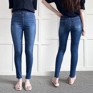 나야홍 / 빅사이즈스키니 P494L506 데미지밴드데님스키니진 LO