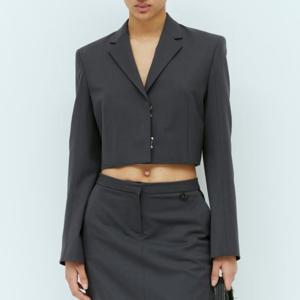 25 FW 디젤 G Milla P1 밀라 테일러드 크롭 브렐이저 자켓 그레이 A15326 0HJAB 98X