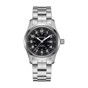 해밀턴 H70515137 카키 필드 오토 남성 메탈 시계