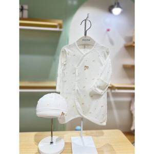 압소바HM (출산 선물)미우텐셀배냇가운 모자 세트(25년가을신상) (M1A2C10126)