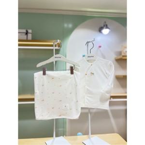압소바HM (출산선물)미우텐셀배냇저고리 속싸개세트(25년FW신상) (M1A2C10108)