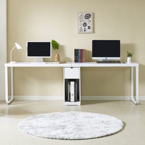 파로마 네오 칼든 철제다리 2400 2인용 책상 본체형 NES1597