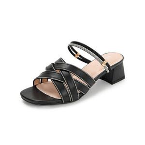 [무크] 여성 크리스탈 드레스 투웨이 샌들 4CM(516522510)