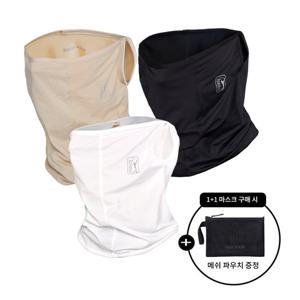 [PGA 투어](2장세트/파우치증정) 쿨드레프트 UV 쿨링 마스크 / 자외선차단 마스크 얼굴가리개