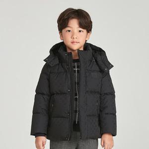 [닥스리틀]닥스리틀 모노그램 숏다운 점퍼 DTW10JN02M_BK