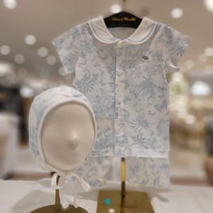 쇼콜라 트왈드썸머내의모자세트 (TNOXXS311Q)남아여름실내복출산백일돌선물