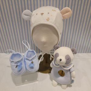 쇼콜라 끌로모자양쥬덧신디아애착인형3종세트 (TNOXUC02XE)남아가을임신출산선물