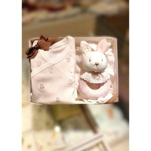 [아가방] 엘로징코 배내수트  래블릿 딸랑이인형 세트 (01S51795263401)