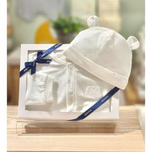 압소바 HK(아가선물2종)화트베 모달우주복 모자세트(25년가을신상) (A2510603A)