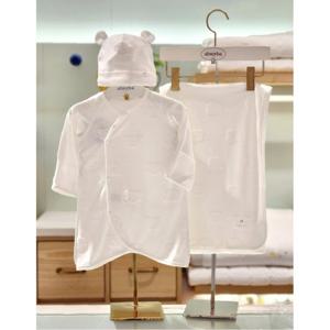 압소바 HK(출산선물3종)화트베 모달배냇가운 속싸개 모자세트(25년가을신상) (A2C10124D)