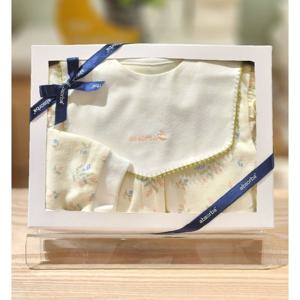 압소바 HK(예쁜아가선물)미니미 모달 우주복(턱받이)(25년가을신상) (A2510609G)