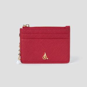 [빈폴] 루시 지퍼 카드지갑 - 레드 BE57A4M056