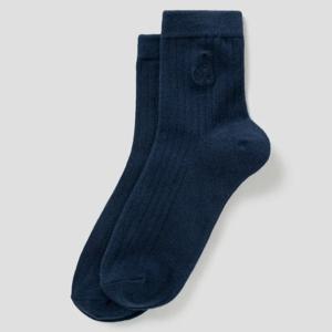 [빈폴] 남성 솔리드 중목 양말 - 네이비 BE57KTM11R 026(남성)