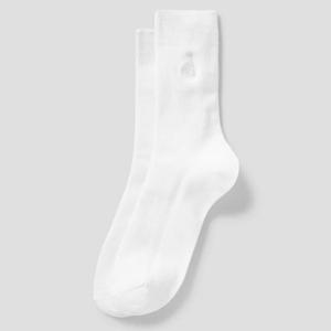 [빈폴] 남녀공용 솔리드 장목 양말-화이트 BE57KTM011 022(여성)