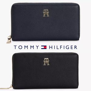 타미힐피거 TOMMY HILFIGER XW04738-UB1 여자 지갑 모노그램 지퍼 장지갑