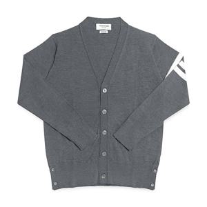 [톰브라운(잡화)][톰브라운] 바 스트라이프 간절기 남성 얇은 V넥 가디건 MKC002A00014038