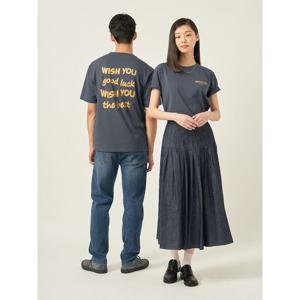 [25FW 신상] [빈폴멘] 남녀공용 레터링 라운드넥 티셔츠  애쉬 (BC5742C924)