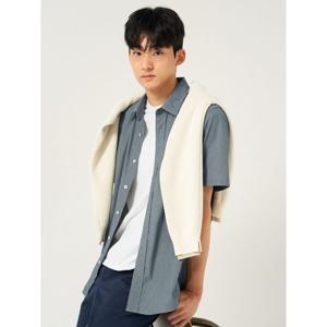 [25FW 신상] [빈폴멘] 나일론 시어서커 반소매 셔츠  그린 (BC5765C46M)