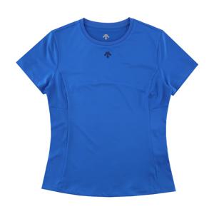 데상트 여성 베이직 반팔 티셔츠 SP322TTS75BLU