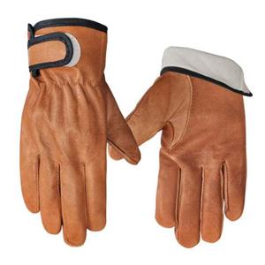 카멜로 찍찍이 천연가죽 알곤용접장갑 889-LT