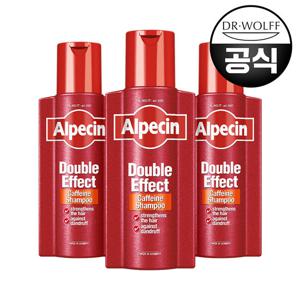 알페신 더블이펙트 카페인 샴푸 375ml (지성용) X 3