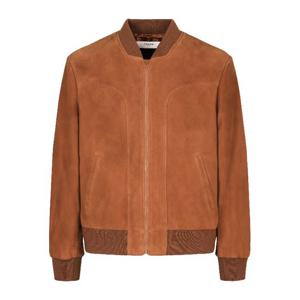 셀린느 브라운 스웨이드 집업 블루종 재킷 RV0L2050L 18TB