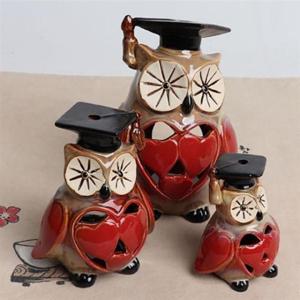 박사패밀리 부엉이 캔들홀더(3P)