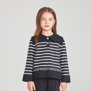 [닥스리틀]닥스리틀 세일러카라 스트라이프 맨투맨 DTF11TM57M_NV