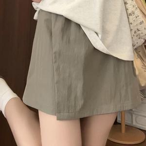 [블랙퀸] 제스니 반오픈 아이스 허리밴딩 스커트 blk003722