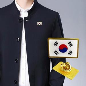 태극기 뱃지 태극뱃지 배지 현충일 애국 DD-13162