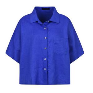 [데미안]린넨포캣블라우스-DL41505