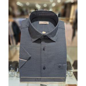 듀퐁셔츠 일반핏반팔 SE4MM11HS112SBU 블루 울익스 선물용