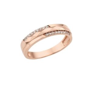 [로이드] 큐빅라인 14K 반지 여성 커플링 LRW18062G