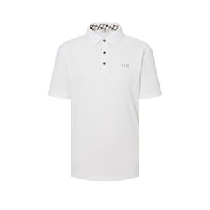 닥스 골프 남성 24FW 스테디셀러레터 로고 블렌디드 스트라이프 폴로티셔츠 WGTS4C001WT