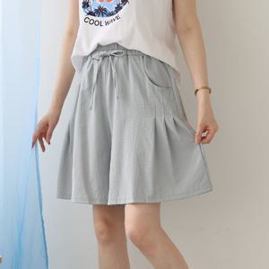 [웬디즈갤러리]슈가 핀턱 치마바지 /여름 여성 데일리 휴가 RPT158