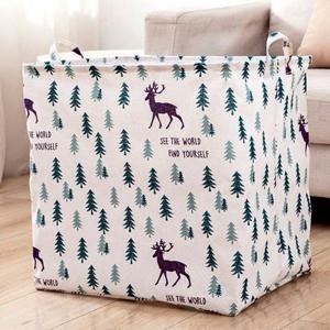 이불 다용도 수납 정리 리빙박스 패브릭 보관함 수납