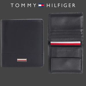 타미힐피거 TOMMY HILFIGER AM13247-DW6 남자 Trifold 로고 접이식 가죽 지갑