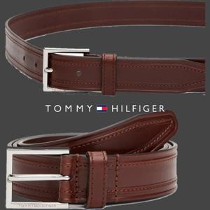타미힐피거 TOMMY HILFIGER AM13441-GB6 남자 스티치 프리미엄 가죽 벨트