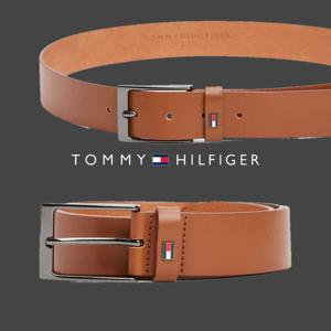 타미힐피거 TOMMY HILFIGER AM13016-GB8 남자 스퀘어 버클 가죽 벨트