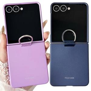 갤럭시Z플립7 제트지 무광택 핑거링 하드 핸드폰 케이스