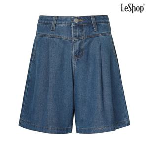 [르샵]캐쥬얼 데님 와이드 5부 팬츠(DP3TA005A)