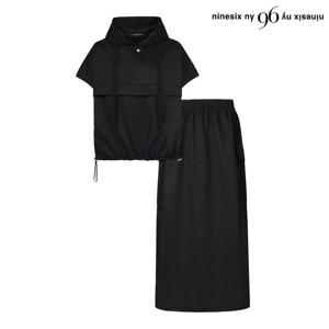 [나인식스뉴욕]후드 롱 스커트 셋업(NP3OW001L0)