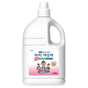 아이깨끗해 거품형 핸드솝 4L + 공펌프용기 490ml