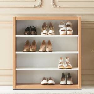 와이 신발장 소형 4단 정리대 좁은 현관 아파트 미니 틈새 오픈 사무실 (착불)