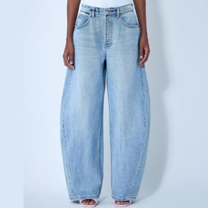 25 FW 알렉산더왕 Bleach 파이브포켓 스트레이트레그 블리치 데님 진 4DC3254819 470C