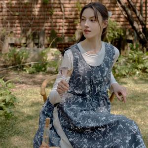 라페어 웨이브 체크메이트 에이프런 원피스 LWMDAOP0396-NY